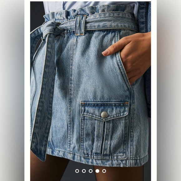 BLANK NYC Moon River Denim Skirt Size Medium - Picture 2 of 10
